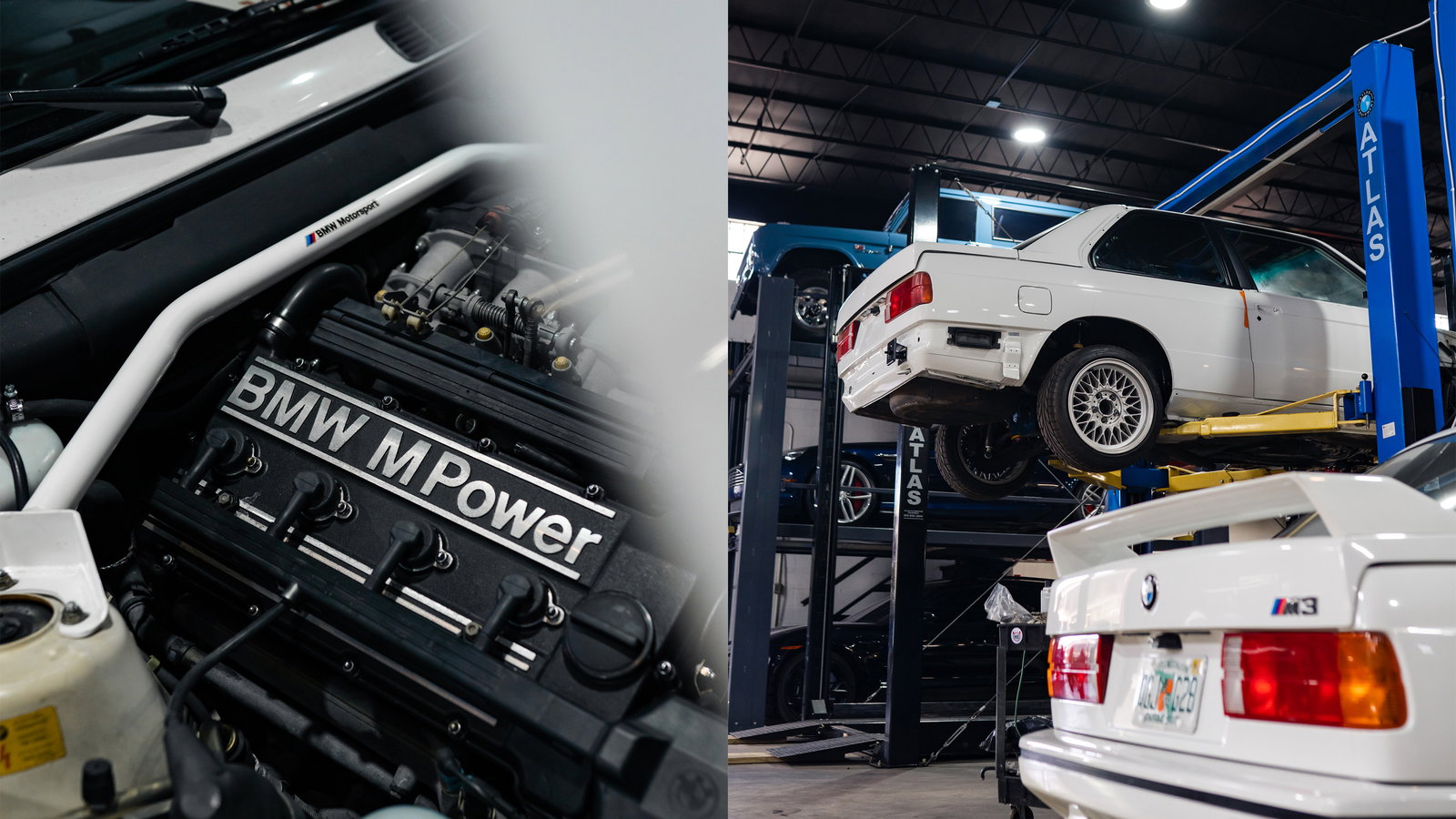 An E30 BMW M3 at Renner Projekts